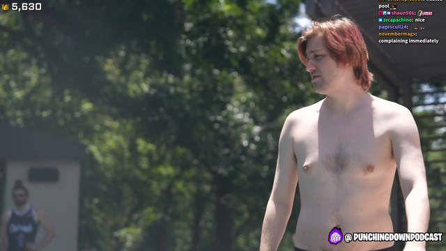 Cyr has a moment of reflection