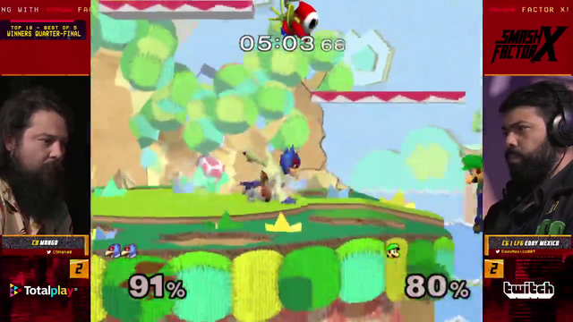 Eddy Mexico becomes the first Luigi main to ever beat Mang0 in a Melee bracket