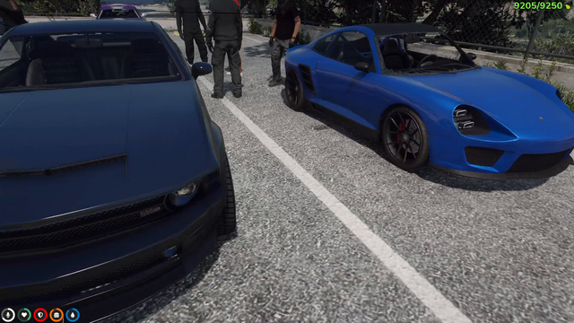 Bogg compares his car to the other racers