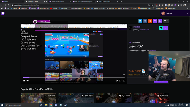Quin watching Mathil watching Quin