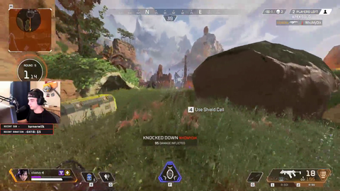 Cloakzy wins his first Apex Legends game