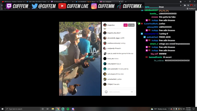 Adin Ross gets Arrested