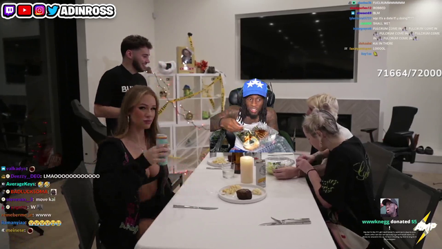 Kai joins the double date