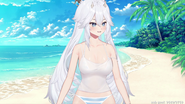 Veibae transcends time and space to go the beach