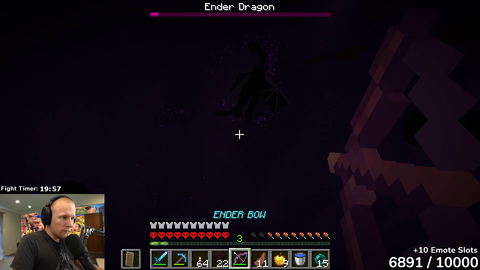 Quin finaly beats minecraft after 32 attempts