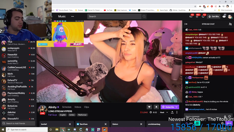 Mizkif asks Alinity about her cat