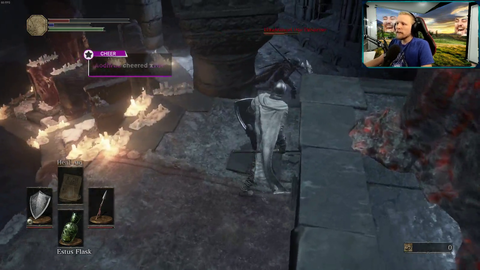 Quin69 tries out dark souls for the first time