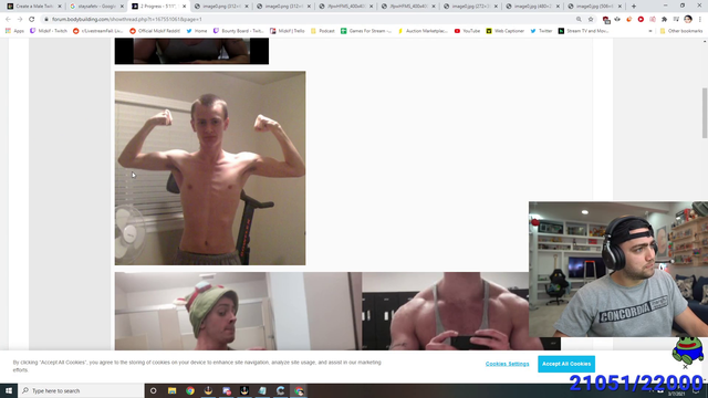Train recognizes Ludwig in an old workout photo