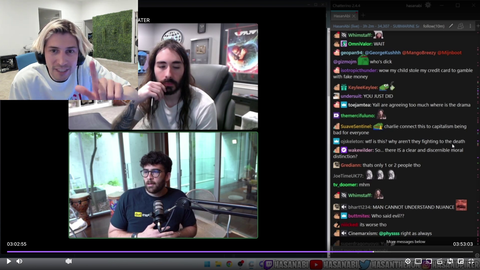 xQc says that the only reason why Hasan and Pokimane are talking shit is because they are scared that Kick might succeed and they will only have their "Morals and Ethics" when Twitch shuts down