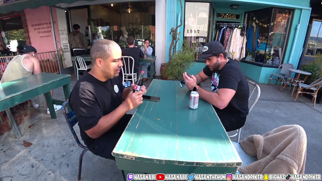 Nick slurps a Coke