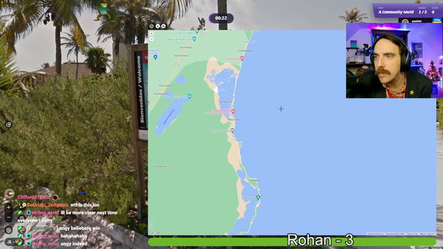 Geoguessr player finds the exact location in the last second during a timed game