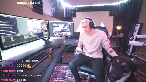 Streamer's doggo reacts to police sirens!
