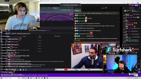 XQC's heart breaks when Destiny doesn't agree with about Hasan