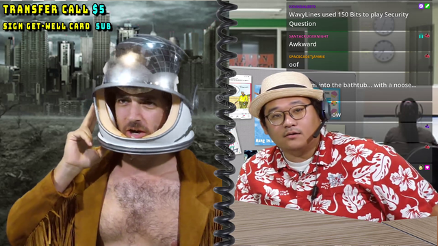 Interactive stream where chat submits images and streamer improvises around them