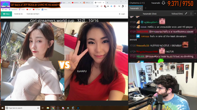 Hasan quits the girl streamers world cup