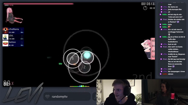 Streamers laugh gets compared to a cloth against glass