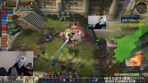 XQC's reaction to the WoW cutscenes