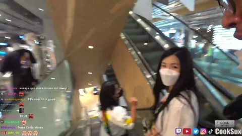Busan demon breaks an escalator