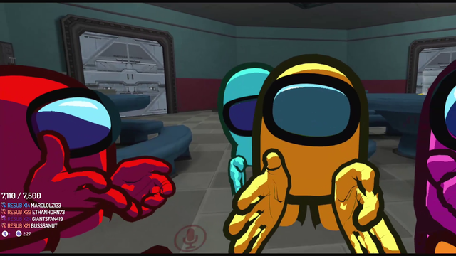 Hand Capture in VR Among Us is gold