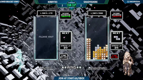 Last second comeback in Tetris tournament finals