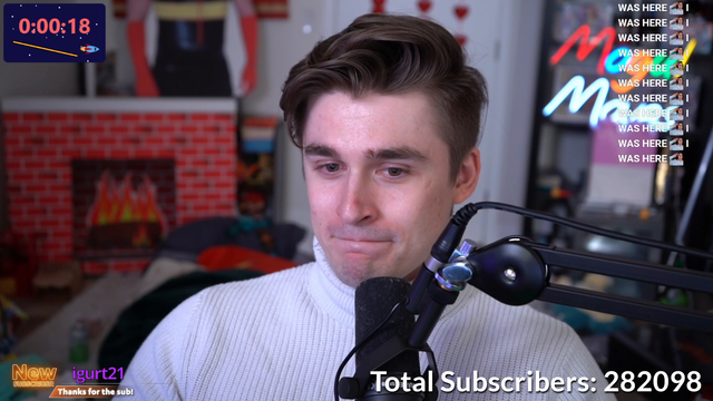 Final seconds of Ludwigs subathon stream!