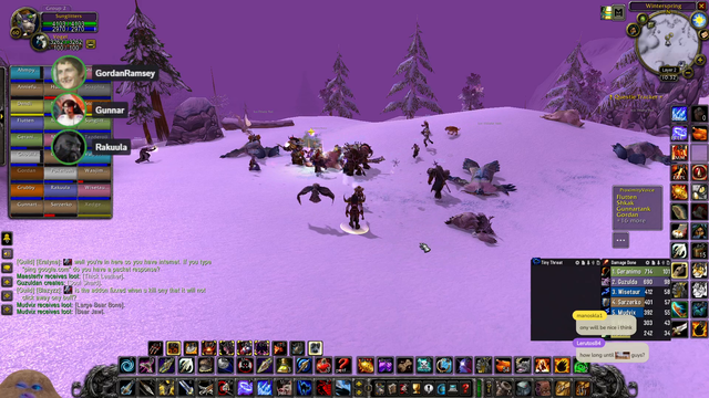 Sunglitters ready for raid to start