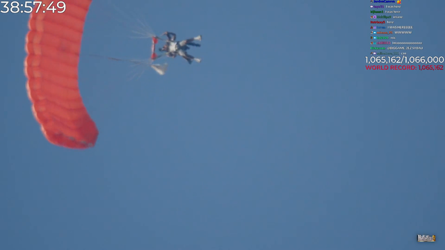 YourRage Passes out skydiving