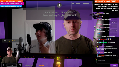 Limmy performs a duet