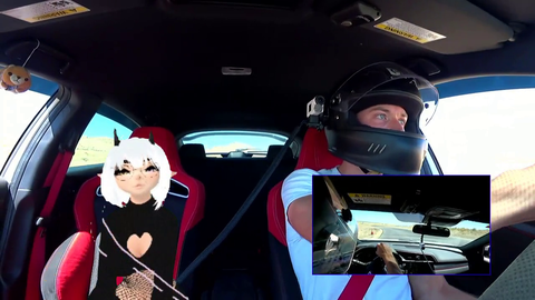 Jake takes his VRChat mute track racing