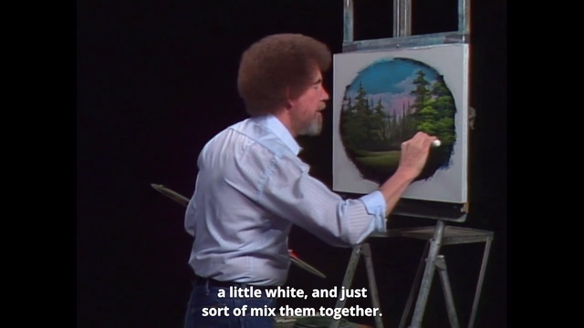 Bob paints a cabin