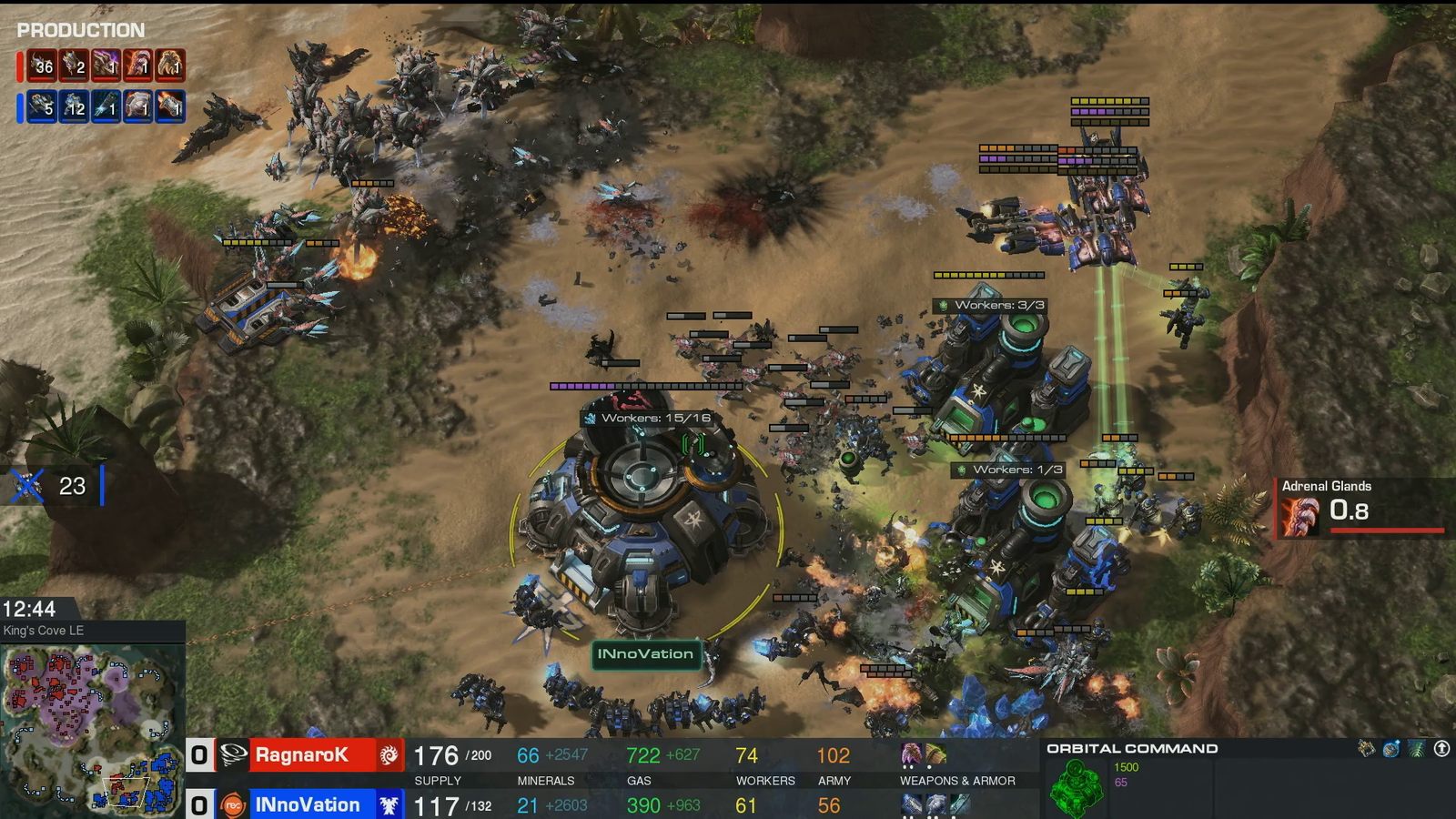 professional starcraft casters