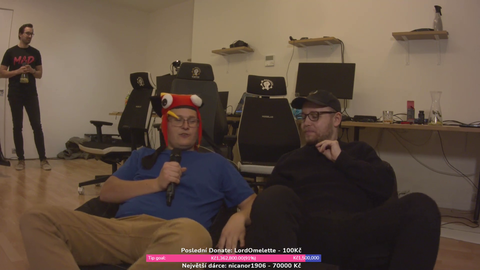 Goup of streamers from Czech republic raise almost 60k usd to childs in orphanages, with help of Kingdom Come creator Daniel Vavra