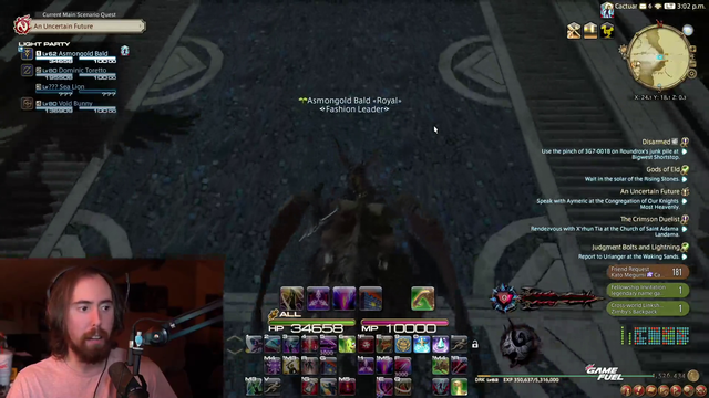 Asmon have a realization