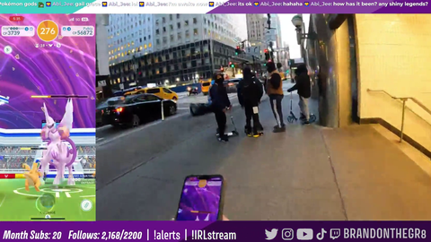 streamer assaulted by group of teens (shot at with BB gun, followed, robbery threat, and slapped)