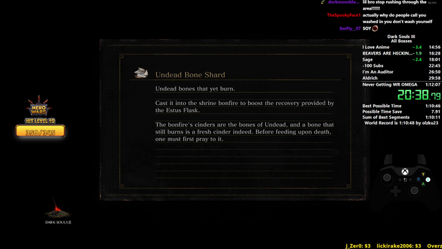 Dark Souls 3 Speedrunner Haunted by his Community