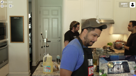 Nick, Cyr and Squeex spill fryer oil and completely panics.
