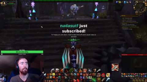 Asmongold explains why he can't show any of his old screenshots