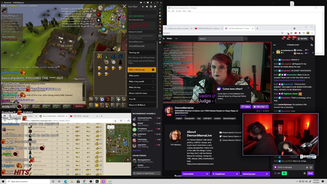 Destiny vibing