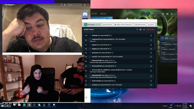 Mitch trying to tell Greek he isn't depressed