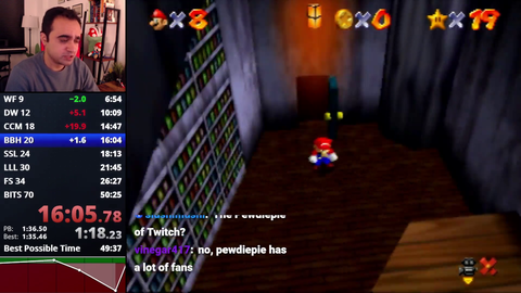 Pewdiepie could never run SM64