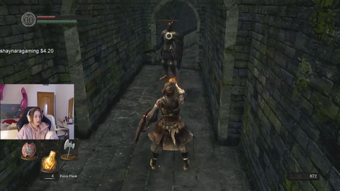 Nani casually parries black knight 5 times in a row on her first playthrough of DS1