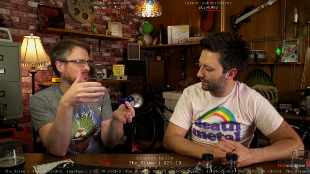 Geoff uses a fidget spinner for the first time