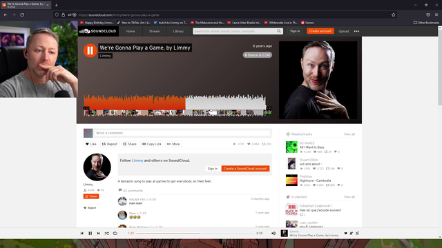 Someone asked Limmy what song of his they should play at a wedding