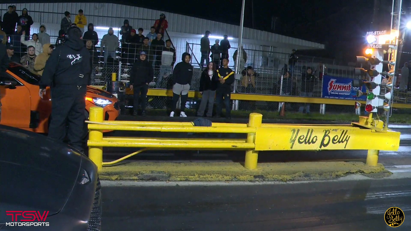 Drag racing gone wrong (driver is okay) 