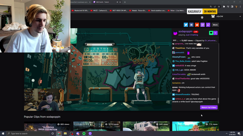 xQc on Gigachad in The Oscars