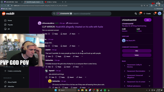 xQc on the NoahJ456 allegations