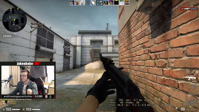 Jake playing some CS:GO