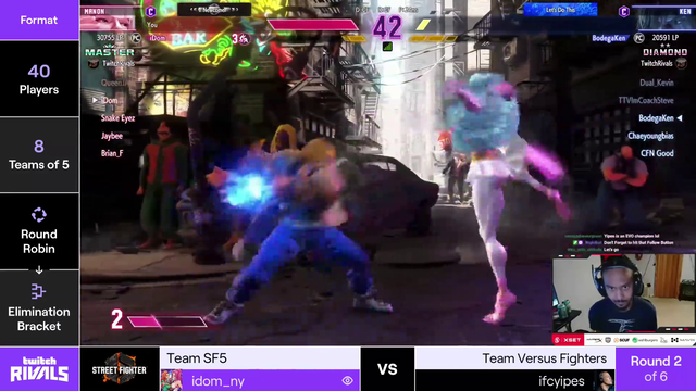Tense SF6 Twitch Rivals Moment