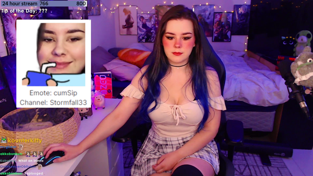 The girl who made her emote prefix "cum" has had the prefix reverted by Twitch