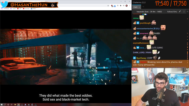 Smart and woke chatter on Cyberpunk 2077.